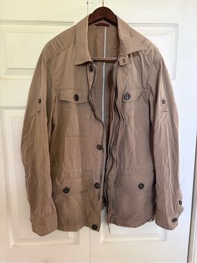 Brunello Cucinelli Lightweight Military Shell Jacket - Tan